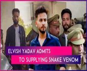 YouTuber and Bigg Boss OTT 2 winner Elvish Yadav was arrested by Noida police officials on March 17 for allegedly supplying drugs at rave parties. Elvish was sentenced to 14 days of judicial custody after the arrest. Just a day after his arrest, the 26-year-old YouTuber reportedly confessed his crime and also accepted that he met the other five individuals involved in the utilisation of snake venom as a recreational drug during the party held in Noida in November 2023.&#60;br/&#62;