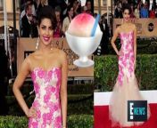 Priyanka Chopra&#39;s two-toned gown from the 2016 Screen Actors Guild Awards reminds us of our favorite sweet treat emoji. &#60;br/&#62;
