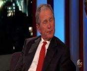 President Bush reveals where he gets his news and whether or not he watches TV