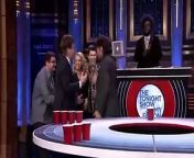 Hugh Jackman &amp; Chris Hemsworth Wear Mullets While Playing Musical Beers With Jimmy Fallon And SNL Cast Members