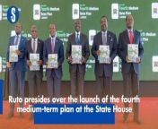 President William Ruto presided over the launch of the fourth medium-term plan at the State House. The plan prioritises the implementation of economic recovery strategies to re-position the economy on a steady and sustainable growth trajectory. https://shorturl.at/giqCV
