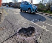 Two weeks on from the National World video highlighting the dreadful condition of Junction Road in Burgess Hill. Some of the holes are now enormous and other have been highlighted with graffiti, asking for them to be fixed.