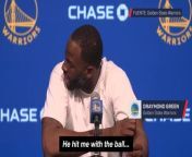 Sweet scene with Draymond Green’s kids in post-game conference from sweet xxnxx