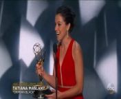 Tatiana Maslany won her first Emmy Award on Sunday for &#39;Orphan Black.&#39; ... Thank you so much to the Academy.