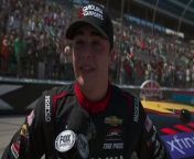 Sam Mayer describes how he was able to battle back to a photo finish at Texas Motor Speedway, beating Ryan Sieg by 0.002.