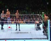 The Rock & Roman Reigns vs Cody Rhodes & Seth Rollins - WWE WrestleMania 40 Night 1 Full Match HD from madhuri pissing hd