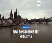 The discovery of the half-tonne device in Cologne&#39;s Rhine River during construction led to shipping closures and evacuations.
