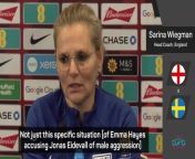 Wiegman gives take on Emma Hayes “male aggression” accusation from emma cakecup