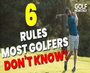 In this video, Neil Tappin is joined by Golf Monthly&#39;s Rules Guru Jezz Ellwood to discuss the 6 Rules Most Golfers Don&#39;t Know. Even though the rules of golf were revised back in 2019 and most golfers were aware of the revisions that were made, it is still easy to miss some of the changes made, and therefore you could be proceeding under the wrong versions of the rules if you&#39;re not careful!