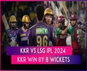 The Kolkata Knight Riders were able to register their fourth win in the Indian Premier League 2024 after they defeated Lucknow Super Giants by eight wickets in their recent match of the IPL 2024. This was KKR&#39;s first win over LSG in the history of the cash-rich league. Phil Salt starred for the Knight Riders with the bat and played an unbeaten innings of 89 runs from 47 balls.&#60;br/&#62;