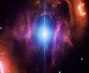 Scientists believe they have solved the mystery of why a strange pair of stars thousands of light years away has more than a million-year age gap.Star pairs are usually very similar in age, like twins, the researchers said – but in case of the HD 148937 star system, one is around 1.4 million years older then the other.The team believes HD 148937 had a violent past involving a third star that forever altered its fate. Source: PA, European Southern Observatory