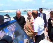 PM Shri Narendra Modi's visit to GALMobile Water Filtration Plant at Dor beach in Israel from shri hanu