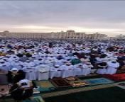 Hundreds of UAE residents gather to offer prayers on Eid Al Fitr morning from mom son morning