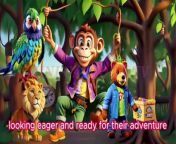 3.37 Amazing Jungle Adventures of Monkey and Parrot #minicartoontv12 #cartoonfun #cartoon #viral
