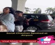 Sonal Chauhan Spotted at Airport