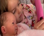 If you think you&#39;re immune from baby fever, then allow this video to prove you wrong. &#60;br/&#62;&#60;br/&#62;Shared by Antonia, this endearing clip features her newborn baby girl and her big sister watching a cute video together. &#60;br/&#62;&#60;br/&#62;What&#39;s even cuter is the fact that the tiny one seems to be enjoying spending time with her older best friend, as evident from her smile. &#60;br/&#62;&#60;br/&#62;While recording this lovely moment, Antonia can&#39;t help but marvel at the adorableness unfolding in front of her. &#60;br/&#62;&#60;br/&#62;&#92;