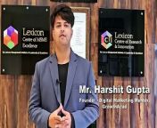 Mr. Harshit Gupta, Founder- Digital Marketing Mentor, GrothAcad, share his insights on Lexicon MILE and the power of practical learning!&#60;br/&#62;&#60;br/&#62;If you want to start your career in digital marketing, enroll in GrowthAcad&#39;s digital marketing course in Pune.