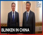 Antony Blinken meets with China&#39;s President Xi as US, China spar over bilateral and global issues&#60;br/&#62;&#60;br/&#62;US Secretary of State Antony Blinken met Friday with Chinese President Xi Jinping and senior Chinese officials, stressing the importance of “responsibly managing” the differences between the United States and China.&#60;br/&#62;&#60;br/&#62;Blinken said he raised concerns with Xi about China&#39;s support for Russia and its invasion of Ukraine, as well as other issues including Taiwan and the South China Sea, human rights and the production and export of synthetic opioid precursors.&#60;br/&#62;&#60;br/&#62;Blinken sounded a positive note on recent progress made in bilateral cooperation, including in military communications, counternarcotics and artificial intelligence, on which the two sides agreed to start a dialogue on how to reduce risks from the rapidly emerging technology. &#60;br/&#62;&#60;br/&#62;Photos by AP&#60;br/&#62;&#60;br/&#62;Subscribe to The Manila Times Channel - https://tmt.ph/YTSubscribe &#60;br/&#62;Visit our website at https://www.manilatimes.net &#60;br/&#62; &#60;br/&#62;Follow us: &#60;br/&#62;Facebook - https://tmt.ph/facebook &#60;br/&#62;Instagram - https://tmt.ph/instagram &#60;br/&#62;Twitter - https://tmt.ph/twitter &#60;br/&#62;DailyMotion - https://tmt.ph/dailymotion &#60;br/&#62; &#60;br/&#62;Subscribe to our Digital Edition - https://tmt.ph/digital &#60;br/&#62; &#60;br/&#62;Check out our Podcasts: &#60;br/&#62;Spotify - https://tmt.ph/spotify &#60;br/&#62;Apple Podcasts - https://tmt.ph/applepodcasts &#60;br/&#62;Amazon Music - https://tmt.ph/amazonmusic &#60;br/&#62;Deezer: https://tmt.ph/deezer &#60;br/&#62;Tune In: https://tmt.ph/tunein&#60;br/&#62; &#60;br/&#62;#themanilatimes&#60;br/&#62;#worldnews &#60;br/&#62;#china&#60;br/&#62;#unitedstates