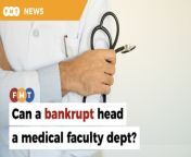 They claim the academician involved started a private medical university 10 years ago, which was shut down and required government intervention.&#60;br/&#62;&#60;br/&#62;Read More: https://www.freemalaysiatoday.com/category/nation/2024/04/27/can-a-bankrupt-head-a-medical-faculty-ask-netizens/&#60;br/&#62;&#60;br/&#62;Laporan Lanjut: https://www.freemalaysiatoday.com/category/bahasa/tempatan/2024/04/27/bolehkah-seorang-bankrap-pimpin-fakulti-perubatan-tanya-warganet/&#60;br/&#62;&#60;br/&#62;Free Malaysia Today is an independent, bi-lingual news portal with a focus on Malaysian current affairs.&#60;br/&#62;&#60;br/&#62;Subscribe to our channel - http://bit.ly/2Qo08ry&#60;br/&#62;------------------------------------------------------------------------------------------------------------------------------------------------------&#60;br/&#62;Check us out at https://www.freemalaysiatoday.com&#60;br/&#62;Follow FMT on Facebook: https://bit.ly/49JJoo5&#60;br/&#62;Follow FMT on Dailymotion: https://bit.ly/2WGITHM&#60;br/&#62;Follow FMT on X: https://bit.ly/48zARSW &#60;br/&#62;Follow FMT on Instagram: https://bit.ly/48Cq76h&#60;br/&#62;Follow FMT on TikTok : https://bit.ly/3uKuQFp&#60;br/&#62;Follow FMT Berita on TikTok: https://bit.ly/48vpnQG &#60;br/&#62;Follow FMT Telegram - https://bit.ly/42VyzMX&#60;br/&#62;Follow FMT LinkedIn - https://bit.ly/42YytEb&#60;br/&#62;Follow FMT Lifestyle on Instagram: https://bit.ly/42WrsUj&#60;br/&#62;Follow FMT on WhatsApp: https://bit.ly/49GMbxW &#60;br/&#62;------------------------------------------------------------------------------------------------------------------------------------------------------&#60;br/&#62;Download FMT News App:&#60;br/&#62;Google Play – http://bit.ly/2YSuV46&#60;br/&#62;App Store – https://apple.co/2HNH7gZ&#60;br/&#62;Huawei AppGallery - https://bit.ly/2D2OpNP&#60;br/&#62;&#60;br/&#62;#FMTNews #Academician #Bankrupt #MedicalFaculty