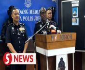 A police inspector who has been arrested for allegedly sexually assaulting an underage girl will be suspended from work, says Comm M. Kumar.&#60;br/&#62;&#60;br/&#62;The Johor police chief said the remand for the 29-year-old suspect, attached to the Pontian police headquarters, would end on Sunday (April 28).&#60;br/&#62;&#60;br/&#62;Read more at http://rb.gy/mgbub7 &#60;br/&#62;&#60;br/&#62;WATCH MORE: https://thestartv.com/c/news&#60;br/&#62;SUBSCRIBE: https://cutt.ly/TheStar&#60;br/&#62;LIKE: https://fb.com/TheStarOnline&#60;br/&#62;