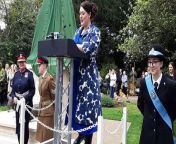 MP for Rutland Alicia Kearns at the unveiling of the statue of the Queen