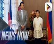 Qatar&#39;s Sheik Tamim Bin Hamad Al Thani in PH for 2-day state visit;&#60;br/&#62;&#60;br/&#62;Baby of mother killed in attack in Gaza saved via C-section;&#60;br/&#62;&#60;br/&#62;A dozen of Palestinians drown getting to air-dropped food parcels in sea