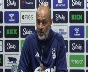 Nottingham Forest boss Nuno Espirito Santo joined the clubs social media in hitting out at referees and VAR decisions after their 2-0 loss to Everton left them deep in relegation trouble&#60;br/&#62;Goodison Park, Liverpool, UK