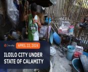 Iloilo City is placed under a state of calamity due to drought brought by the El Niño phenomenon.&#60;br/&#62;&#60;br/&#62;Full story: https://www.rappler.com/nation/visayas/iloilo-declares-state-calamity-drought-april-22-2024/