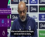 Nottingham Forest boss Nuno Espirito Santo believes their three denied penalties were all &#39;poor&#39; decisions.
