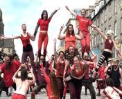 Edinburgh’s popular Beltane Fire Festival returns to Calton Hill next week - a spectacular celebratory event that attracts thousands each year.&#60;br/&#62;&#60;br/&#62;The ancient Celtic event celebrates fire, new life and purity, and marks the end of the darker seasons and the arrival of summer on May Day. The age old tradition, that goes back 3,000 years, was first revived for modern times in Edinburgh in 1988 and is now one the largest celebration of its kind in the world.&#60;br/&#62;&#60;br/&#62;Ahead of the big celebration on April 30, members of the Beltane Fire Society were busking in the streets to raise money for their charity.&#60;br/&#62;&#60;br/&#62;