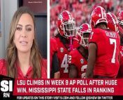 LSU is one of the biggest climbers in the week nine AP poll