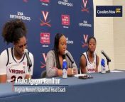 Amaka Agugua-Hamilton talks the Virginia women&#39;s basketball 101-46 win over UMBC.