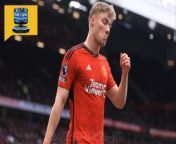RASMUS HOJLUND&#39;S reaction to Erik ten Hag&#39;s controversial double substitution against Burnley has emerged.&#60;br/&#62;&#60;br/&#62;New footage of the forward was shared on social media following Saturday&#39;s draw.&#60;br/&#62;&#60;br/&#62;The Manchester United boss&#39; decision to withdraw Hojlund and Kobbie Mainoo was met with boos from the Old Trafford crowd.&#60;br/&#62;&#60;br/&#62;United were still chasing an opening goal when Amad Diallo and Scott McTominay replaced the pair in the 65th minute.&#60;br/&#62;&#60;br/&#62;A video of Hojlund walking around the pitch to the dugout has now been shared.&#60;br/&#62;&#60;br/&#62;It shows the Denmark international shaking his head with a bemused expression after Mainoo&#39;s number went up on the fourth official&#39;s board.&#60;br/&#62;&#60;br/&#62;His reaction was filmed from the crowd at Old Trafford, with both players taking their place on the bench after being withdrawn.&#60;br/&#62;&#60;br/&#62;United went on to take the lead through Antony before Zeki Amdouni&#39;s late penalty denied the Red Devils all three points.&#60;br/&#62;&#60;br/&#62;The 1-1 draw leaves United sixth in the Premier League, just one point above Newcastle in the race for European qualification.&#60;br/&#62;&#60;br/&#62;Ten Hag defended his substitutions at full-time, explaining: &#92;