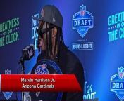 Marvin Harrison Jr.’s reaction after being drafted by Cardinals from yukikax com mypornsnap jr net gay fuck