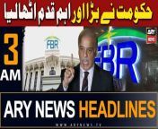 #headlines #pmshehbazsharif #asimmunir #PTI #Rain #aliamingandapur #pakvsnz #weathernews &#60;br/&#62;&#60;br/&#62;۔12 FBR high-ranking officials removed on PM’s directives&#60;br/&#62;&#60;br/&#62;۔Damaged sea cables cause internet disruption across Pakistan&#60;br/&#62;&#60;br/&#62;۔COAS assures full cooperation for economic development&#60;br/&#62;&#60;br/&#62;۔CM Maryam Nawaz to wear Elite Force’s uniform&#60;br/&#62;&#60;br/&#62;۔Nawaz Sharif’s narrative will prevail in PML-N: Rana Sanaullah&#60;br/&#62;&#60;br/&#62;۔PTI senator puts forward conditions for talks with govt&#60;br/&#62;&#60;br/&#62;Follow the ARY News channel on WhatsApp: https://bit.ly/46e5HzY&#60;br/&#62;&#60;br/&#62;Subscribe to our channel and press the bell icon for latest news updates: http://bit.ly/3e0SwKP&#60;br/&#62;&#60;br/&#62;ARY News is a leading Pakistani news channel that promises to bring you factual and timely international stories and stories about Pakistan, sports, entertainment, and business, amid others.&#60;br/&#62;&#60;br/&#62;Official Facebook: https://www.fb.com/arynewsasia&#60;br/&#62;&#60;br/&#62;Official Twitter: https://www.twitter.com/arynewsofficial&#60;br/&#62;&#60;br/&#62;Official Instagram: https://instagram.com/arynewstv&#60;br/&#62;&#60;br/&#62;Website: https://arynews.tv&#60;br/&#62;&#60;br/&#62;Watch ARY NEWS LIVE: http://live.arynews.tv&#60;br/&#62;&#60;br/&#62;Listen Live: http://live.arynews.tv/audio&#60;br/&#62;&#60;br/&#62;Listen Top of the hour Headlines, Bulletins &amp; Programs: https://soundcloud.com/arynewsofficial&#60;br/&#62;#ARYNews&#60;br/&#62;&#60;br/&#62;ARY News Official YouTube Channel.&#60;br/&#62;For more videos, subscribe to our channel and for suggestions please use the comment section.