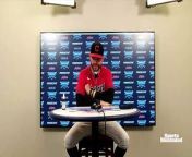 Indians OF Tyler Naquin talks about the game winning double in the 8th inning against Sergio Romo, as well as getting pitcher Mike Clevinger back in the Indians critical 6-3 win over the Twins at Progressive Field.