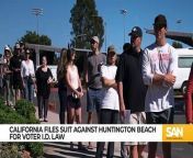 California sues to halt voter ID law from taking effect in Huntington Beach from เมลเบท เว็บไซต์s id