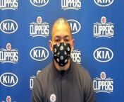 Ty Lue addresses media after defeating Thunder