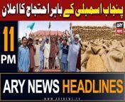 #punjabassembly #headlines #pmshehbazsharif #asimmunir #PTI #farmerprotest &#60;br/&#62;&#60;br/&#62;Follow the ARY News channel on WhatsApp: https://bit.ly/46e5HzY&#60;br/&#62;&#60;br/&#62;Subscribe to our channel and press the bell icon for latest news updates: http://bit.ly/3e0SwKP&#60;br/&#62;&#60;br/&#62;ARY News is a leading Pakistani news channel that promises to bring you factual and timely international stories and stories about Pakistan, sports, entertainment, and business, amid others.&#60;br/&#62;&#60;br/&#62;Official Facebook: https://www.fb.com/arynewsasia&#60;br/&#62;&#60;br/&#62;Official Twitter: https://www.twitter.com/arynewsofficial&#60;br/&#62;&#60;br/&#62;Official Instagram: https://instagram.com/arynewstv&#60;br/&#62;&#60;br/&#62;Website: https://arynews.tv&#60;br/&#62;&#60;br/&#62;Watch ARY NEWS LIVE: http://live.arynews.tv&#60;br/&#62;&#60;br/&#62;Listen Live: http://live.arynews.tv/audio&#60;br/&#62;&#60;br/&#62;Listen Top of the hour Headlines, Bulletins &amp; Programs: https://soundcloud.com/arynewsofficial&#60;br/&#62;#ARYNews&#60;br/&#62;&#60;br/&#62;ARY News Official YouTube Channel.&#60;br/&#62;For more videos, subscribe to our channel and for suggestions please use the comment section.