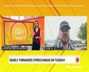 Storm chaser Aaron Jayjack reflects on his severe weather coverage in Westmoreland, Kansas, on April 30 and describes the eerie sound and destruction of the powerful tornado he witnessed. He also shares why he chases tornadoes.