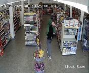 Shoplifter leaves behind knife in Peterborough shop from jav behind the scene