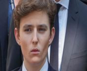 Donald Trump reacts to son Barron's debut in politics: 'To me that's very cute' from very black sexajol xx