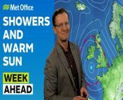 This is the Met Office UK Weather forecast for the week ahead 13/05/2024. With low pressure dominating the UK weather scene there’s going to be rain around and indeed some heavy showers should be expected this week. But In late Spring between the showers when the sun is out there’s warmth to be had too. Bringing you this weekend’s weather forecast is Alex Deakin.