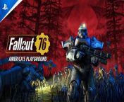 Fallout 76 - Atlantic City - America&#39;s Playground Launch Trailer &#124; PS5 &amp; PS4 Games&#60;br/&#62;&#60;br/&#62;Atlantic City - America’s Playground is the dark and dramatic sequel to the glitz and glam of Atlantic City – Boardwalk Paradise. Brave Atlantic City’s flooded city center to fight back against the Overgrown, get tangled up in the Russo family at the renovated Ingram Mansion and more in this free update, live now for all Fallout 76 players.&#60;br/&#62;&#60;br/&#62;#ps5 #ps5games #ps4 #ps4games #fallout #fallout76 &#60;br/&#62;