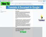 In this video, we&#39;ll show you how to translate a document in Google Docs step by step. &#60;br/&#62;Welcome to Tuts Nest, where we make learning easy! &#60;br/&#62;Whether you&#39;re a student, a pro, or just curious, this skill will make your life easier.&#60;br/&#62;&#60;br/&#62;We&#39;ll guide you through each part: how to find the tools menu, pick &#39;translate document,&#39; and choose the language you want. It&#39;s simple, and soon you&#39;ll have a new copy of your document in a different language. It might not be perfect, but it&#39;s a great start!&#60;br/&#62;&#60;br/&#62; ,: &#60;br/&#62;www.youtube.com/@TutsNest?sub_confirmation=1&#60;br/&#62;!&#60;br/&#62;&#60;br/&#62;&#39;,, !&#60;br/&#62;&#60;br/&#62;Thanks for choosing Tuts Nest for your learning journey. Let&#39;s get translating!&#60;br/&#62;&#60;br/&#62;#GoogleDocs #Tutorial #GoogleDocsTutorial #TutsNest #GoogleDocsHowTo #ProductivityHacks #DigitalProductivity #GoogleWorkspace #GoogleDocsTranslation #LanguageLearning#TutsNestTutorial #EasyTranslations #GoogleTips #DocumentTranslation #LearnWithTutsNest #GoogleDocsTips #SimplifyYourWork