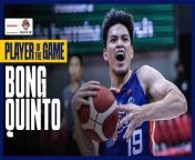 PBA Player of the Game Highlights: Bong Quinto powers Meralco's turnaround vs. Terrafirma from bong jpg