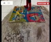Cleaning The Nastiest Rug In only 5 minutes from asmr yasin