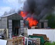Fire crews are tackling a blaze in a workshop in a Suffolk village this afternoon.&#60;br/&#62;Emergency services were sent to the scene of the fire on Woolpit Road in Rattlesden at about 12.12pm.