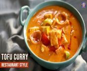 Spicy Tofu Curry &#124; Tofu Gravy Recipes &#124; Tomato-Based Tofu Curry &#124; High Protein Recipes &#124; Tofu Butter Masala &#124; Tofu Tikka Masala &#124; Plant-Based Tofu Recipes &#124; Quick Tofu Rice Bowl &#124; Meal Prep Ideas &#124; Indian Tofu Recipes &#124; Side Dish For Jeera Rice &#124; Side Dish For Chapati &#124; Side Dish For Roti &#124; Dinner Ideas &#124; Dinner Recipes For Party &#124; Big Lunch Ideas &#124; Make-Ahead Curry Paste &#124; Meals for Large Family Gatherings &#124; Veg Curry Recipes &#124; Japanese Tofu Recipes &#124; Rajshri Food&#60;br/&#62;&#60;br/&#62;Learn how to make Tofu Curry at home with our Chef Varun Inamdar&#60;br/&#62;&#60;br/&#62;Tofu Curry Ingredients:&#60;br/&#62;About Tofu Curry&#60;br/&#62;&#60;br/&#62;Types Of Tofu&#60;br/&#62;&#60;br/&#62;How To Make Curry Paste&#60;br/&#62;4 tbsp Oil&#60;br/&#62;1.5 cup Onion (sliced)&#60;br/&#62;1.5 tsp Salt&#60;br/&#62;1 cup Tomatoes (chopped)&#60;br/&#62;3 Dry Red Chillies&#60;br/&#62;10-12 Garlic Cloves&#60;br/&#62;2-3 Green Chillies&#60;br/&#62;1 tsp Gram Flour&#60;br/&#62;1 tbsp Coriander Seeds&#60;br/&#62;1/4 tsp Turmeric Powder&#60;br/&#62;1 tbsp Coriander Leaves&#60;br/&#62;1 tsp Garam Masala&#60;br/&#62;1/2 tsp Sugar&#60;br/&#62;&#60;br/&#62;How To Make Tofu Curry&#60;br/&#62;2 tbsp Ghee&#60;br/&#62;1 tsp Cumin Seeds&#60;br/&#62;Capsicum, Onion &amp; Tomatoes (Petals)&#60;br/&#62;1 cup Water&#60;br/&#62;&#60;br/&#62;How To Cut Tofu Cubes&#60;br/&#62;&#60;br/&#62;Tofu Curry&#60;br/&#62;1 cup Tofu&#60;br/&#62;&#60;br/&#62;Serving Ideas
