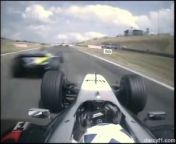 F1 2003 Nurburgring Alonso Brake Test Coulthard Spins Out Onboard from martin smeraldi